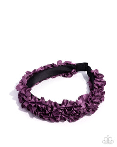 Ruffled Recruit - Purple - Jewelry with Erin Binford