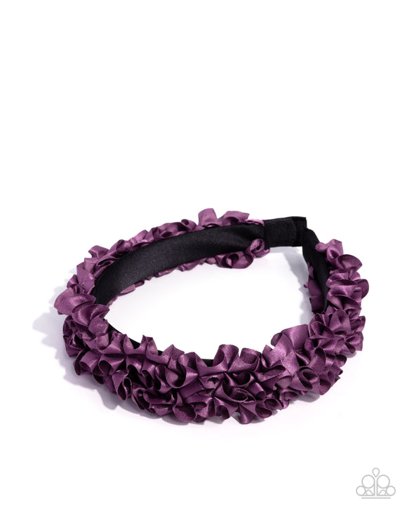 Ruffled Recruit - Purple - Jewelry with Erin Binford
