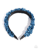 Ruffled Recruit - Blue - Paparazzi Accessories - Headband - Jewelry with Erin Binford