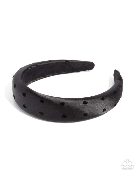 Cute Chairwoman - Black - Paparazzi Accessories - Headband - Jewelry with Erin Binford