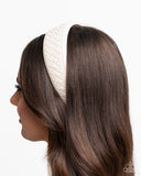 Woven Wellness - White - Paparazzi Accessories- Headband