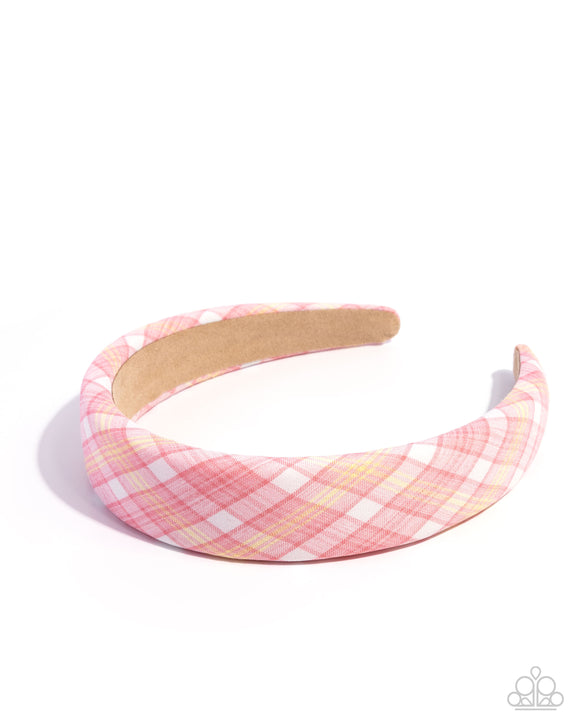 Adorably Academic - Pink - Paparazzi Accessories - Headband - Jewelry with Erin Binford