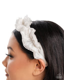 Beaded Broadcast - White-Paparazzi Accessories - Headband - Jewelry with Erin Binford