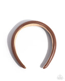 Exciting Eloquence - Brown - Paparazzi Accessories - Headband - Jewelry with Erin Binford
