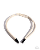 Believe It Or KNOT - White - Paparazzi Accessories - Headband - Jewelry with Erin Binford