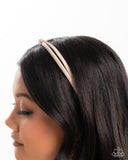 Believe It Or KNOT - White - Paparazzi Accessories - Headband - Jewelry with Erin Binford