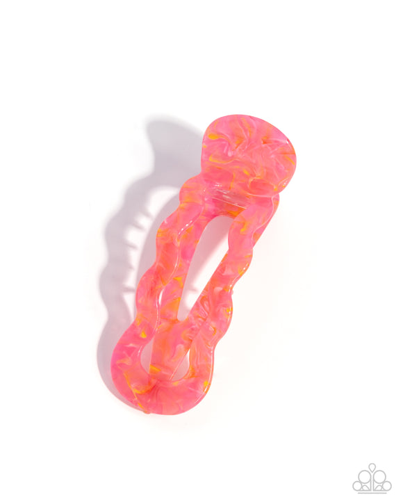 Jovial Jellyfish - Pink - Paparazzi Accessories- Hair Clip - Jewelry with Erin Binford