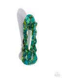 Jovial Jellyfish - Green - Paparazzi Accessories - Hair Clip - Jewelry with Erin Binford