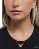 Gliding Glam - Orange - Paparazzi Accessories - Necklace - Jewelry with Erin Binford