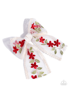 Garden Guardian - Red - Paparazzi Accessories - Hair Clip - Jewelry with Erin Binford