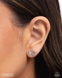 Whimsical Willpower - Silver - Paparazzi Accessories - Earring - Jewelry with Erin Binford