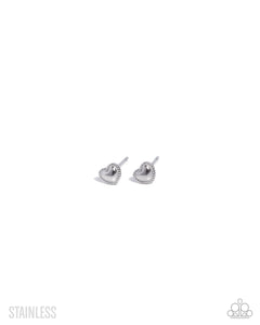 Will You Stay? - Silver - Paparazzi Accessories - Earring - Jewelry with Erin Binford