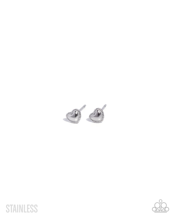 Will You Stay? - Silver - Paparazzi Accessories - Earring - Jewelry with Erin Binford