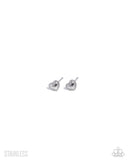 Will You Stay? - Silver - Paparazzi Accessories - Earring - Jewelry with Erin Binford