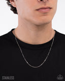 No Drama - Silver - Paparazzi Accessories - Necklace