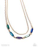 Tailored Theme - Multi -Paparazzi Accessories - Necklace