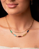 Tailored Theme - Multi -Paparazzi Accessories - Necklace