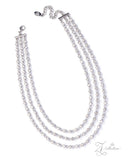 Demure - White - Paparazzi Accessories - Zi Collection