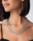 Demure - White - Paparazzi Accessories - Zi Collection