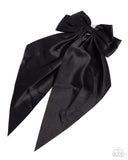 Have A BOW At It - Black - Paparazzi Accessories - Hair Clip - Jewelry with Erin Binford
