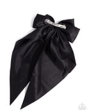 Have A BOW At It - Black - Paparazzi Accessories - Hair Clip - Jewelry with Erin Binford