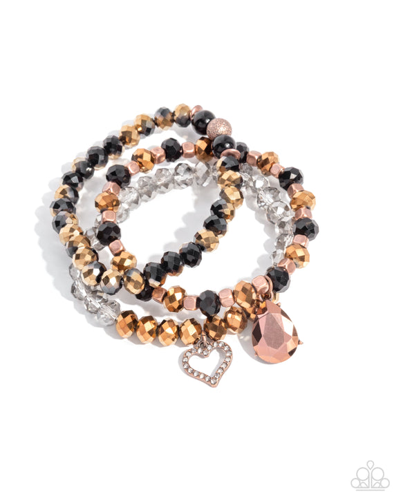 Lasting Layers - Copper - Paparazzi Accessories - Bracelet - Jewelry with Erin Binford