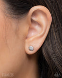 Seashell Strategy - Silver - Paparazzi Accessories - Earring