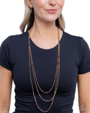 Calling Chic - Brown - Paparazzi Accessories - Necklace - Jewelry with Erin Binford