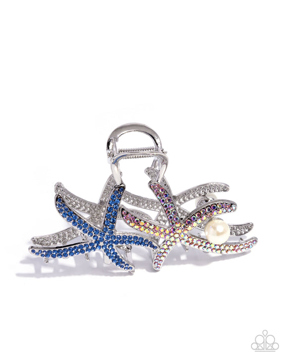 Stunning Starfish - Multi - Paparazzi Accessories - Hairclip - Jewelry with Erin Binford