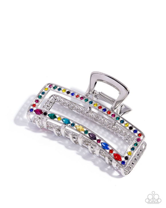 Slow It Down - Multi - Paparazzi Accessories - Hair Clip - Jewelry with Erin Binford
