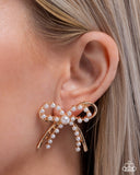 Girly Get Together - Gold - Paparazzi Accessories- Earring
