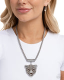 Leopard Luminescence - Brown - Paparazzi Accessories - Necklace