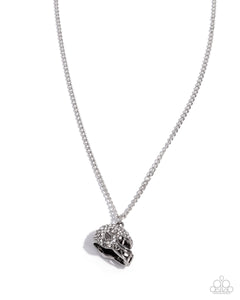 Quarterback Chic - White - Paparazzi Accessories - Necklace - Jewelry with Erin Binford