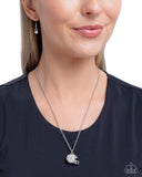 Quarterback Chic - White - Paparazzi Accessories - Necklace - Jewelry with Erin Binford