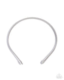 Braided Behavior - Silver - Paparazzi Accessories - Headband - Jewelry with Erin Binford