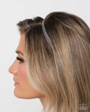 Braided Behavior - Silver - Paparazzi Accessories - Headband - Jewelry with Erin Binford