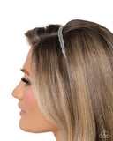Braided Boarding School - Silver - Paparazzi Accessories - Headband