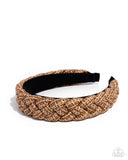 Braided Bombshell - Brown - Jewelry with Erin Binford