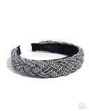 Braided Bombshell - Black - Paparazzi Accessories - Headband - Jewelry with Erin Binford