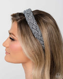 Braided Bombshell - Black - Paparazzi Accessories - Headband - Jewelry with Erin Binford