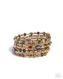 Timeless Tango - Gold - Paparazzi Accessories - Bracelet - Jewelry with Erin Binford