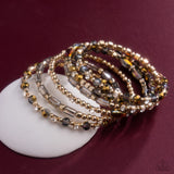 Timeless Tango - Gold - Paparazzi Accessories - Bracelet - Jewelry with Erin Binford