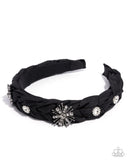 Adorable Accent - Black - Paparazzi Accessories - Head Band - Jewelry with Erin Binford
