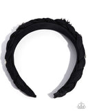 Adorable Accent - Black - Paparazzi Accessories - Head Band - Jewelry with Erin Binford