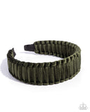 Woven Work - Green - Paparazzi Accessories - Head Band - Jewelry with Erin Binford