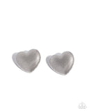 Smitten Studs - Silver - Paparazzi Accessories - Earring - Jewelry with Erin Binford
