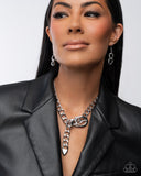 Bold Buckle - Silver - Paparazzi Accessories - Necklace - Jewelry with Erin Binford