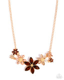 Bewildering Bouquet - Brown - Paparazzi Accessories - Necklace - Jewelry with Erin Binford