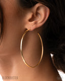 Basic Bombshell - Gold - Paparazzi Accessories - Earring