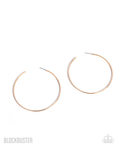Basic Bombshell - Gold - Paparazzi Accessories - Earring